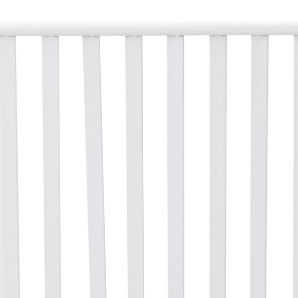 vidaXL lavička Biela Kov 103.5 x 51.5 x 90 cm Trvácna – Obrázok 8