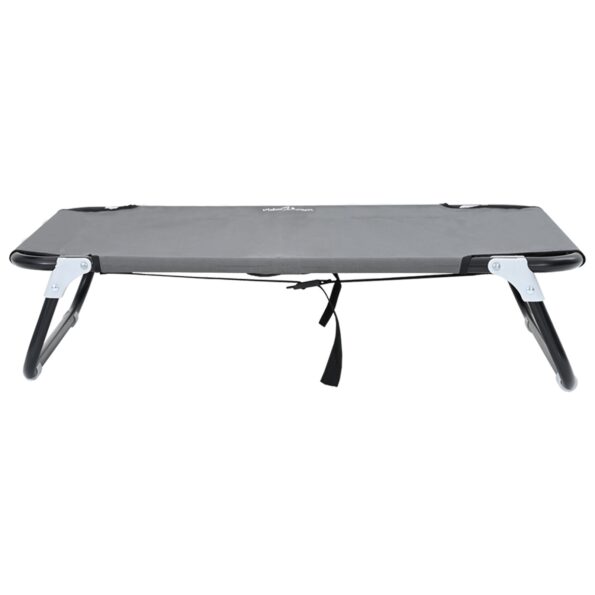 vidaXL Psí pelech Skladací Svetlosivý – Obrázok 4