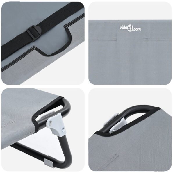 vidaXL Psí pelech Skladací Svetlosivý – Obrázok 7