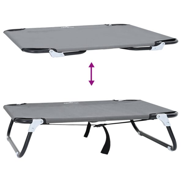 vidaXL Psí pelech Skladací Svetlosivý – Obrázok 8