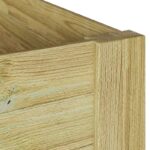 vidaXL Garáž pre robotickú kosačku s kvetinovou schránkou z impregnovaného dreva borovice – Obrázok 8