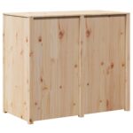 vidaXL vonkajšia kuchynská skrinka 106x55x92 cm Masívne drevo borovica – Obrázok 7