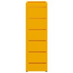 vidaXL Stojan na dáždniky Horčicová farba Kov Štandardná – Obrázok 4