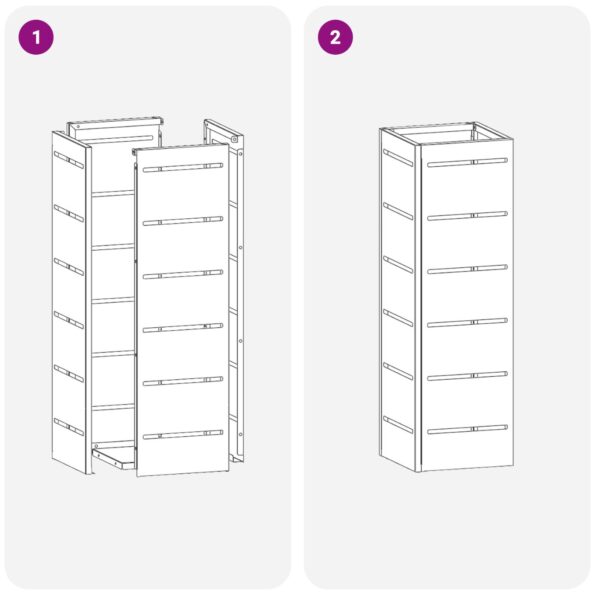 vidaXL Stojan na dáždniky Horčicová farba Kov Štandardná – Obrázok 7
