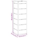 vidaXL Stojan na dáždniky Horčicová farba Kov Štandardná – Obrázok 8