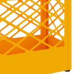 vidaXL Stojan na dáždniky Horčicová farba Oceľ Kompaktný – Obrázok 6