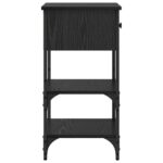 vidaXL nočný stolík čierny dub 34x36x70 cm kompozitné drevo – Obrázok 7