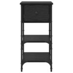 vidaXL Nočné stolíky 2 ks čierny dub 34x36x70 cm kompozitné drevo – Obrázok 7