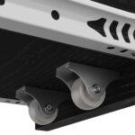 vidaXL Úzka kúpeľňová skriňa na kolieskach z čierneho dubového laminátu – Obrázok 11