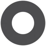 vidaXL Kovový kvetináč Čierny Kov 60 x 60 x 1.3 cm Dekoratívne vložky – Obrázok 5