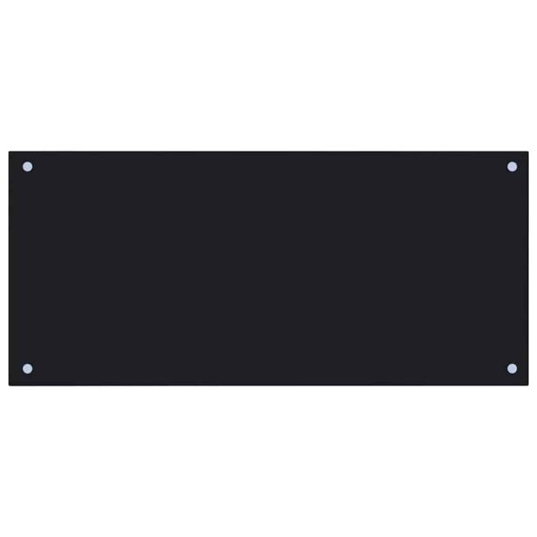 vidaXL Kuchynský backsplash 2 pcs Čierna 90 x 40 cm tvrdené sklo – Obrázok 4