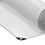 vidaXL Plachta s očkami Priehľadná 2 x 2 m Polyetylén – Obrázok 7