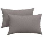 vidaXL Vankúše na pohovku Sivohnedá – Obrázok 2