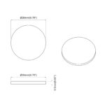 vidaXL Nálepka 12 pcs Biela Ø 20 x 0,5 mm Papier – Obrázok 6