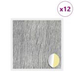 vidaXL Samolepiaci obal na skrutky 12 pcs Sivý Sonoma Ø 20 x 0,5 mm – Obrázok 2