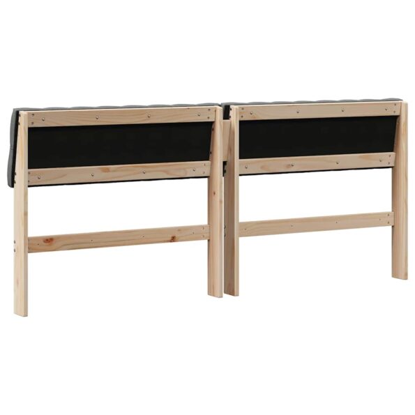 vidaXL Čalúnené čelo postele Tmavo šedá 180 cm – Obrázok 6