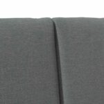 vidaXL Čalúnené čelo postele Tmavo šedá 135 cm – Obrázok 7