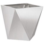 vidaXL Hrantík 2 pcs Strieborná 40 x 40 x 40 cm Nerezová oceľ – Obrázok 5