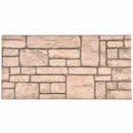 vidaXL Nástenné panely 10 pcs Béžová 100 x 50 cm EPS pena