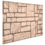 vidaXL Nástenné panely 10 pcs Béžová 100 x 50 cm EPS pena – Obrázok 3