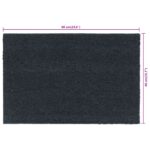 vidaXL Rohožka pred dvere tmavosivá 40x60 cm prešívané kokosové vlákno – Obrázok 6