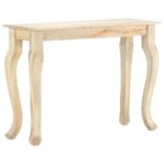 vidaXL Konzolový stolík 110x35x77 cm masívne mangové drevo – Obrázok 11