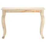 vidaXL Konzolový stolík 110x35x77 cm masívne mangové drevo – Obrázok 2