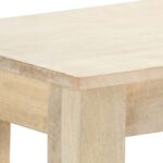 vidaXL Konzolový stolík 110x35x77 cm masívne mangové drevo – Obrázok 5
