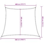 vidaXL Slnečná plachta 160 g/m² lichobežníková svetlozelená 4/5x4 m HDPE – Obrázok 10