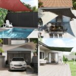 vidaXL Slnečná plachta 160 g/m² lichobežníková svetlozelená 4/5x4 m HDPE – Obrázok 3