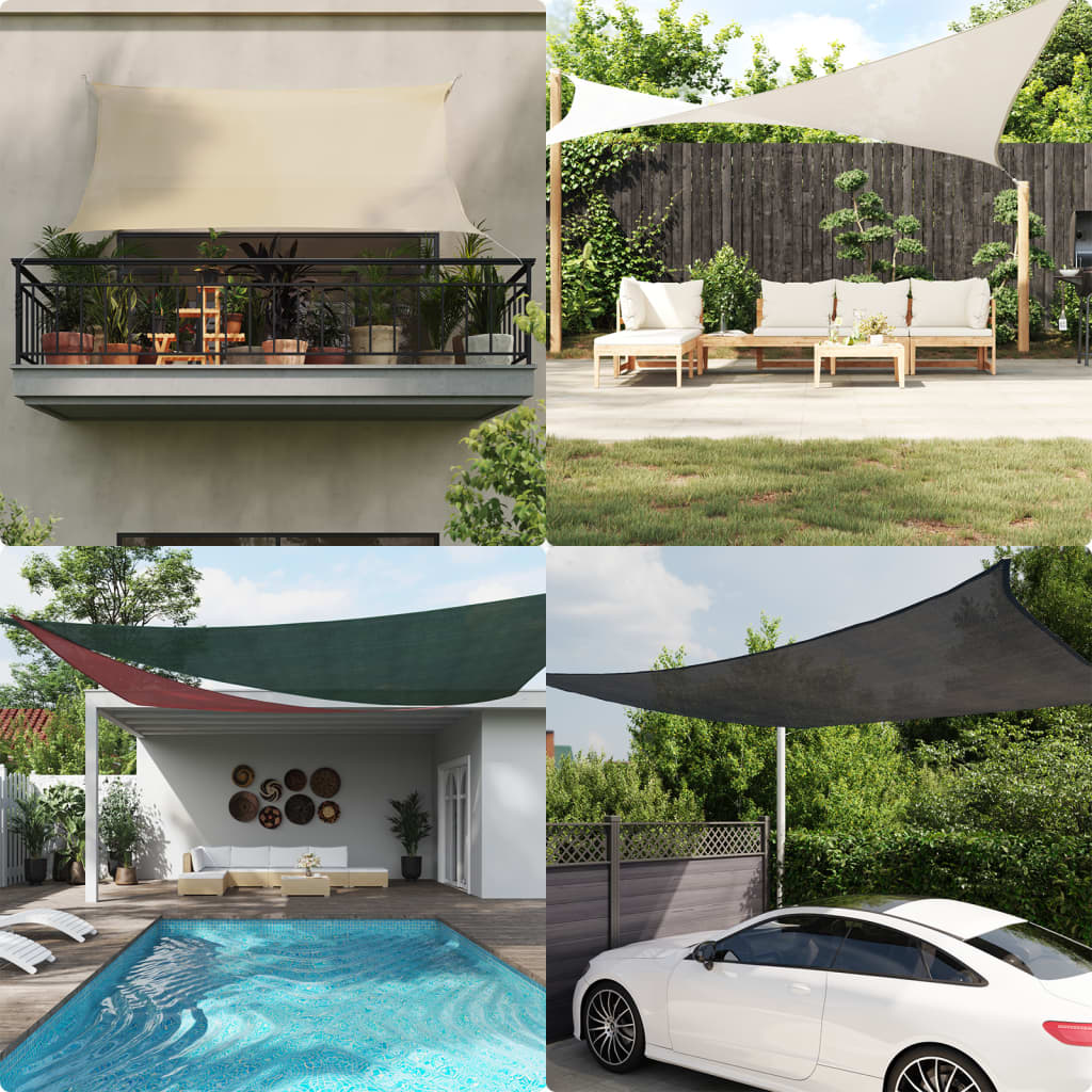 311500_1.jpg vidaXL Slnečná plachta 160 g/m² štvorcová modrá 7x7 m HDPE – Obrázok 1