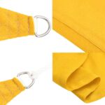vidaXL Slnečná plachta 160 g/m² lichobežníková žltá 4/5x3 m HDPE – Obrázok 6