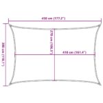 vidaXL Slnečná plachta 160 g/m² obdĺžniková oranžová 3x4,5 m HDPE – Obrázok 10