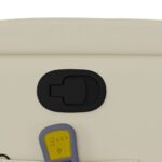 vidaXL Masážne kreslo s polohovacím mechanizmom, krémové, umelá koža – Obrázok 10