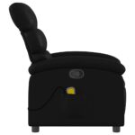 vidaXL Masážne kreslo s polohovacím mechanizmom, čierne, umelá koža – Obrázok 5