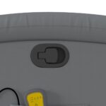 vidaXL Masážne kreslo s polohovacím mechanizmom, sivé, umelá koža – Obrázok 10