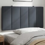vidaXL Vankúš na čelo postele „Hanko“ tmavosivý 100 cm zamatový