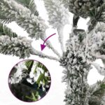 vidaXL Umelý vianočný stromček na pántoch s 300 LED diódami a guľami 300 cm – Obrázok 6