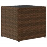 vidaXL Záhradné kvetináče 2 ks hnedé 36x30x32 cm polyratan – Obrázok 8
