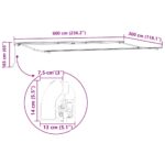 vidaXL Manuálne zaťahovacia markíza antracitovo-biela 600x300 cm – Obrázok 11