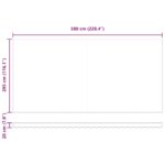 vidaXL Manuálne zaťahovacia markíza antracitovo-biela 600x300 cm – Obrázok 12