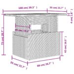 vidaXL 10-dielna záhradná súprava pohoviek s vankúšmi, sivá, polyratan – Obrázok 10