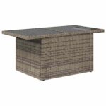 vidaXL 7-dielna záhradná súprava pohoviek s vankúšmi, sivá, polyratan – Obrázok 3