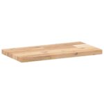 vidaXL Plávajúca polica 40x20x2 cm neošetrené masívne drevo akácia – Obrázok 3