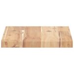 vidaXL Plávajúca polica 40x20x2 cm neošetrené masívne drevo akácia – Obrázok 5