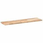 vidaXL Plávajúce police 4 ks 80x20x2 cm neošetrené masívne drevo akácia – Obrázok 3