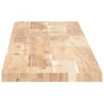 vidaXL Plávajúce police 2 ks 160x20x2 cm neošetrené masívne drevo akácia – Obrázok 5