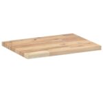 vidaXL Plávajúca polica 40x30x2 cm neošetrené masívne drevo akácia – Obrázok 6