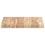 vidaXL Plávajúce police 2 ks 40x30x2 cm neošetrené masívne drevo akácia – Obrázok 5