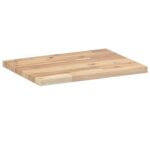 vidaXL Plávajúce police 2 ks 40x30x2 cm neošetrené masívne drevo akácia – Obrázok 6